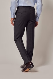 Hawes & Curtis Slim Grey Twill Suit Trousers - Image 2 of 3
