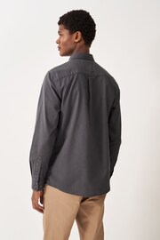 Crew Clothing Company Grey Plain Cotton Classic Shirt - Image 2 of 5