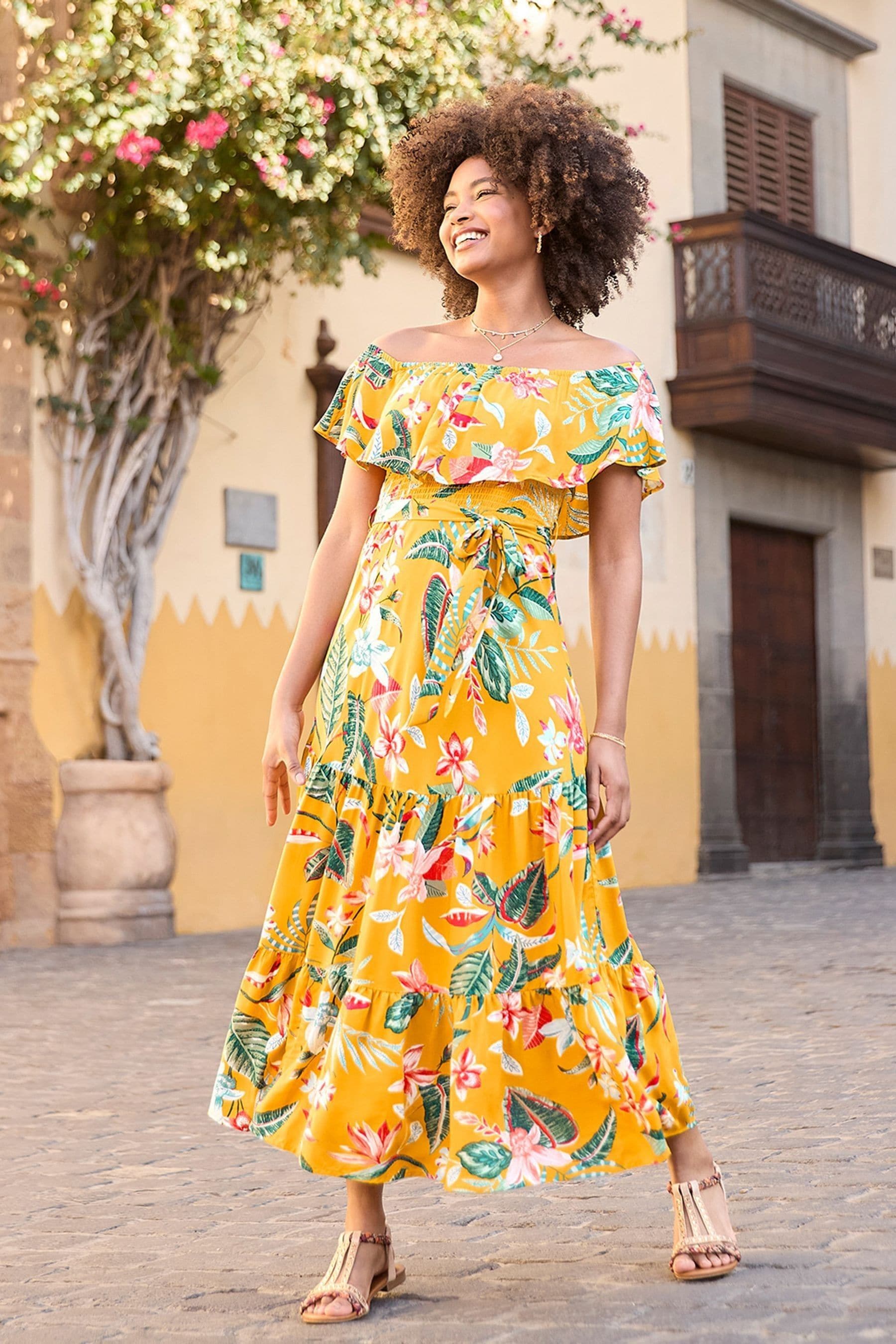 Next tropical dress outlet