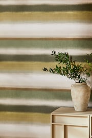 Green Equinox Stripe 10M Wallpaper - Image 2 of 4