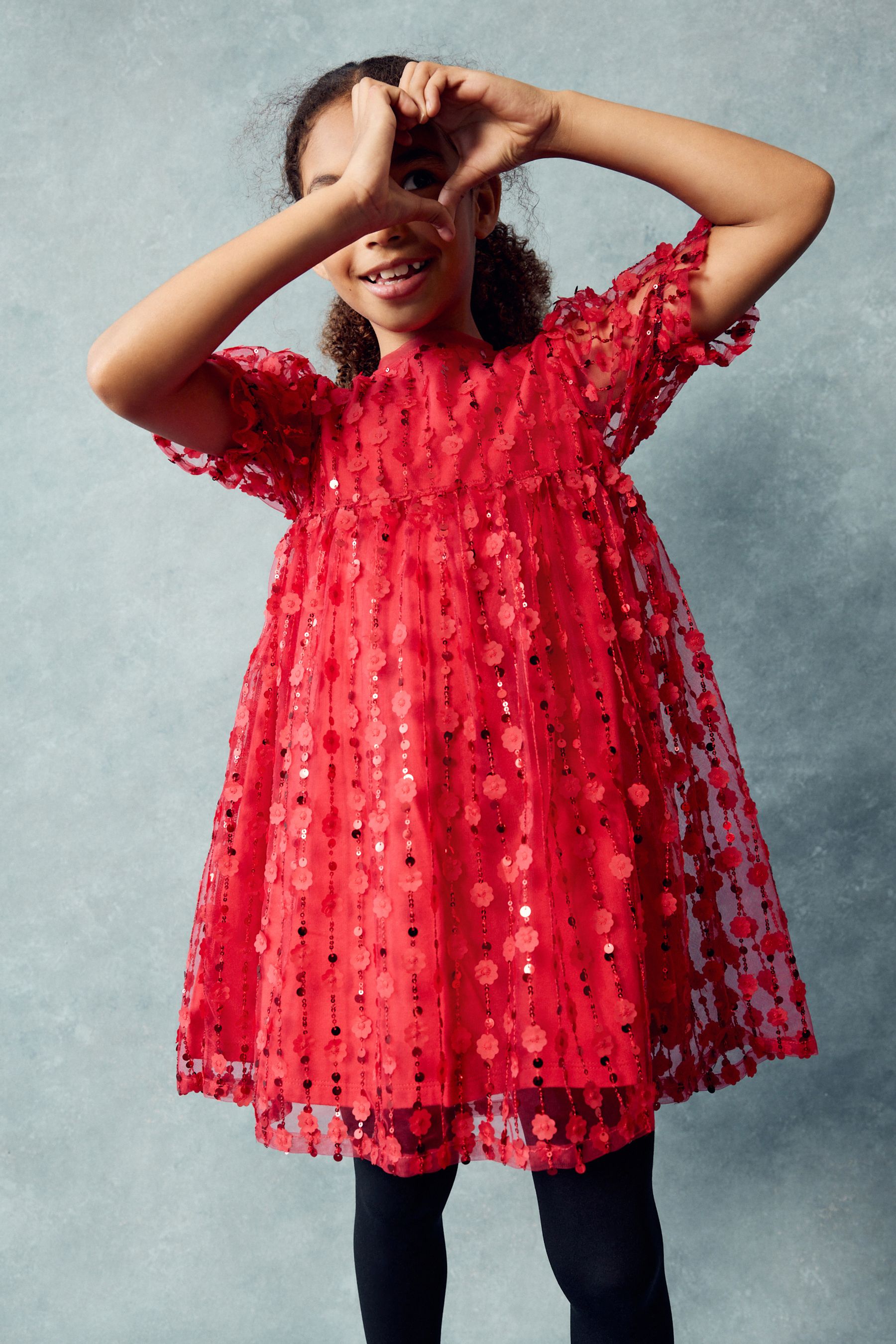 Next girls red dress shop