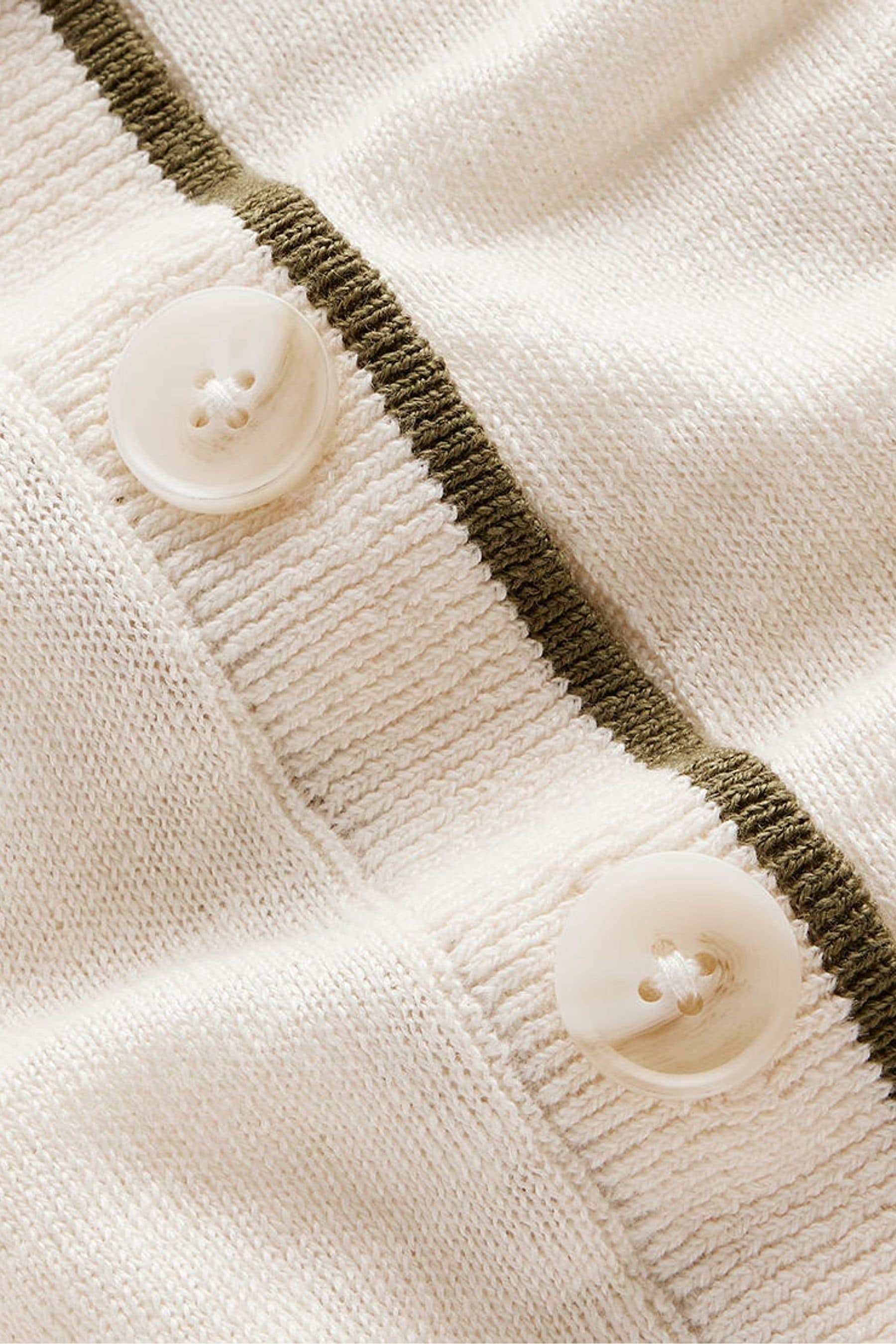 Buy Boden Cream Maggie V Neck 100 Linen Cardigan from Next Luxembourg