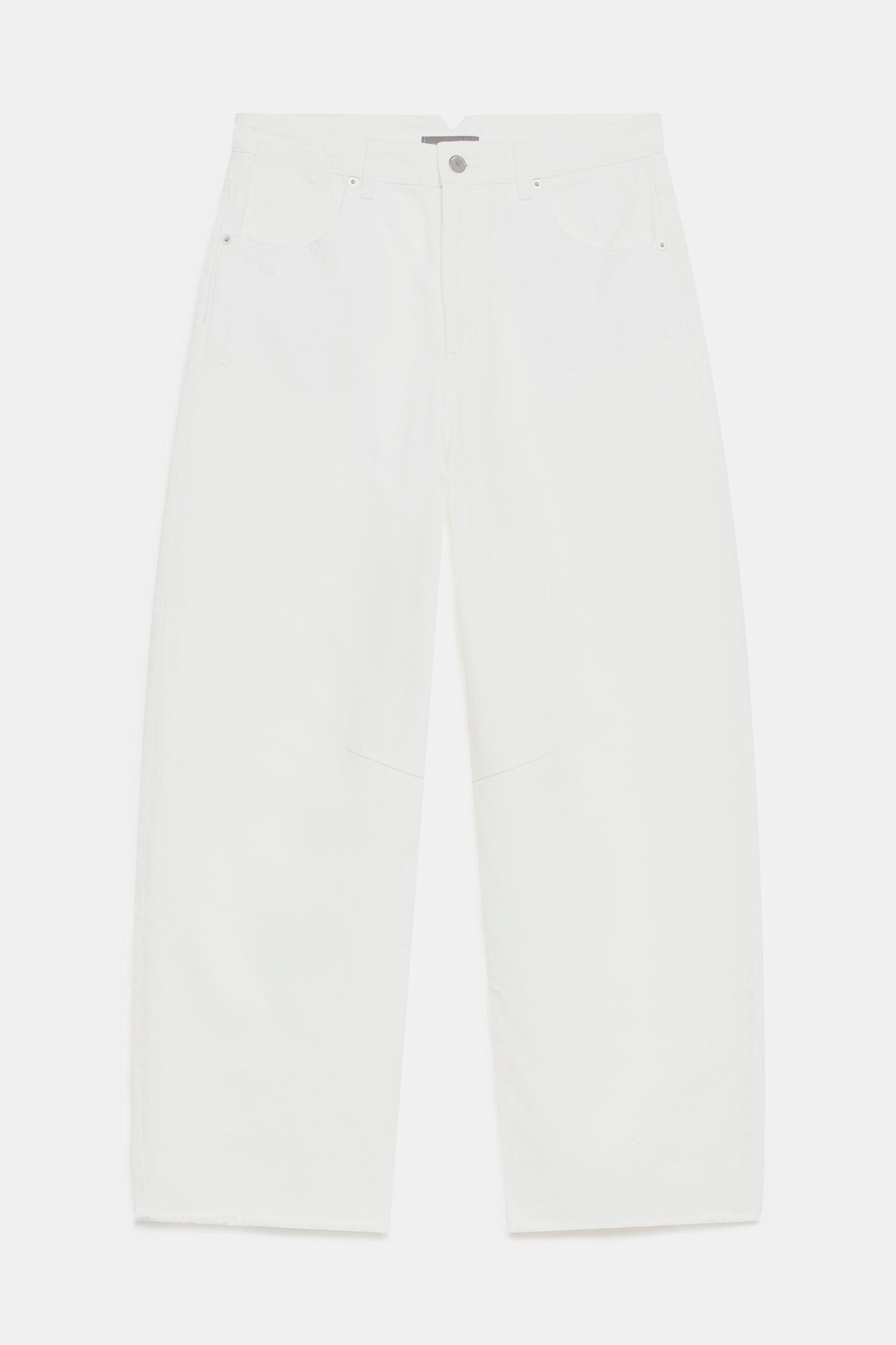 Mint Velvet White Ultimate Barrel Jeans - Image 3 of 4