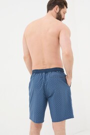 FatFace Blue Camber Star Fish Swim Shorts - Image 2 of 5
