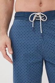 FatFace Blue Camber Star Fish Swim Shorts - Image 3 of 5
