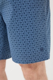 FatFace Blue Camber Star Fish Swim Shorts - Image 4 of 5