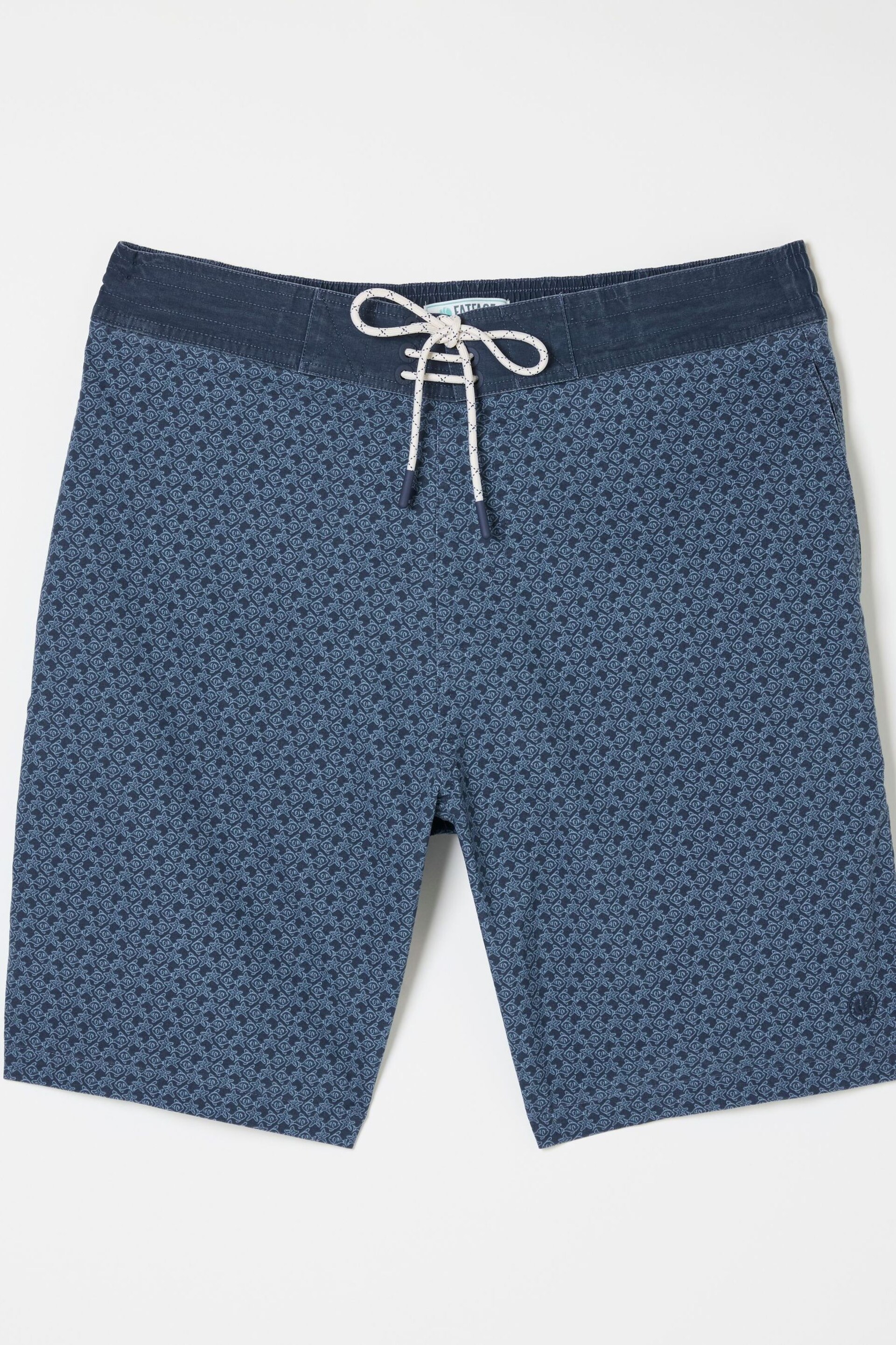 FatFace Blue Camber Star Fish Swim Shorts - Image 5 of 5