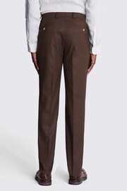 MOSS Copper Brown Tailored Fit Copper Flannel Trousers - Image 2 of 3