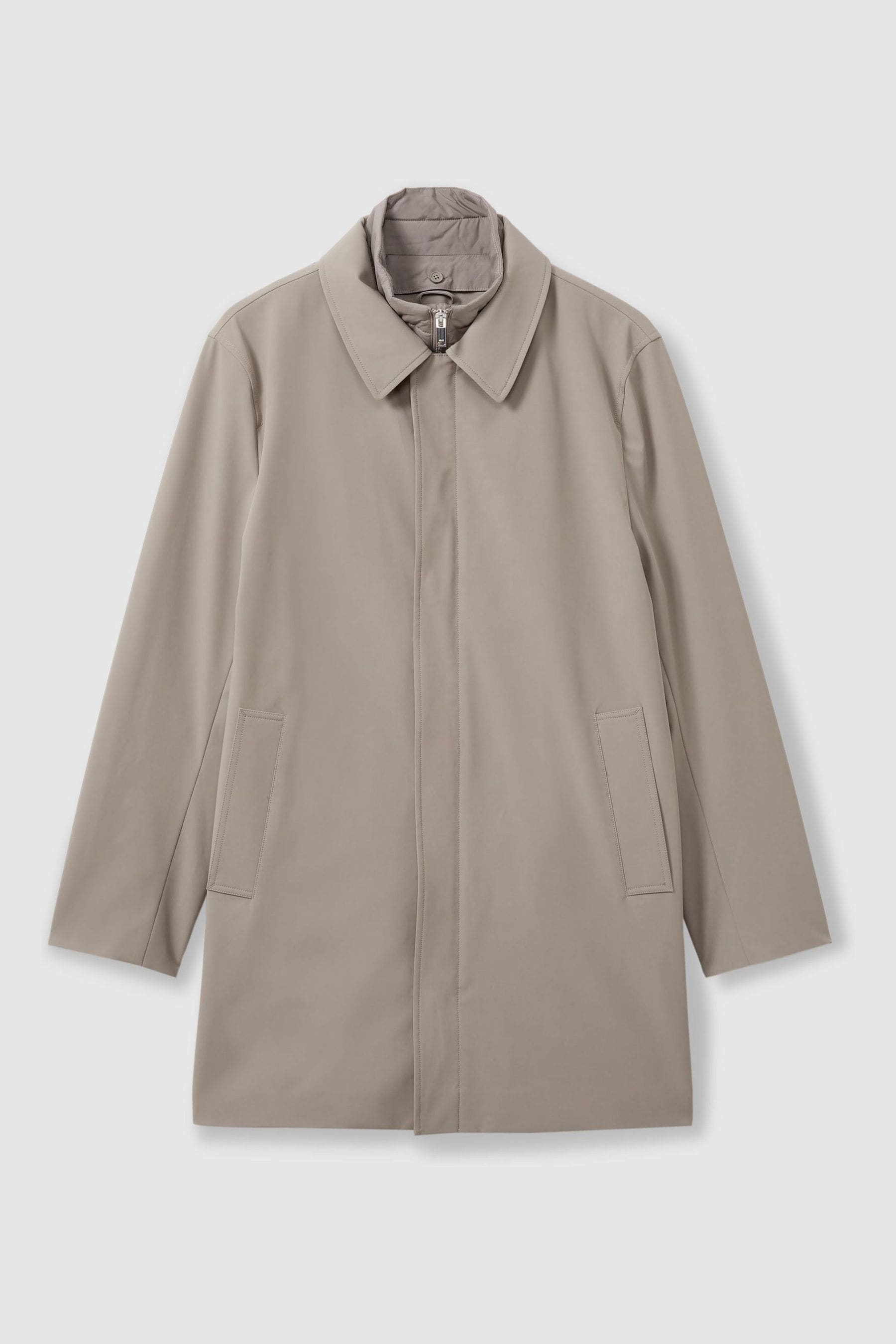 Men blocktech convertible collar coat shop