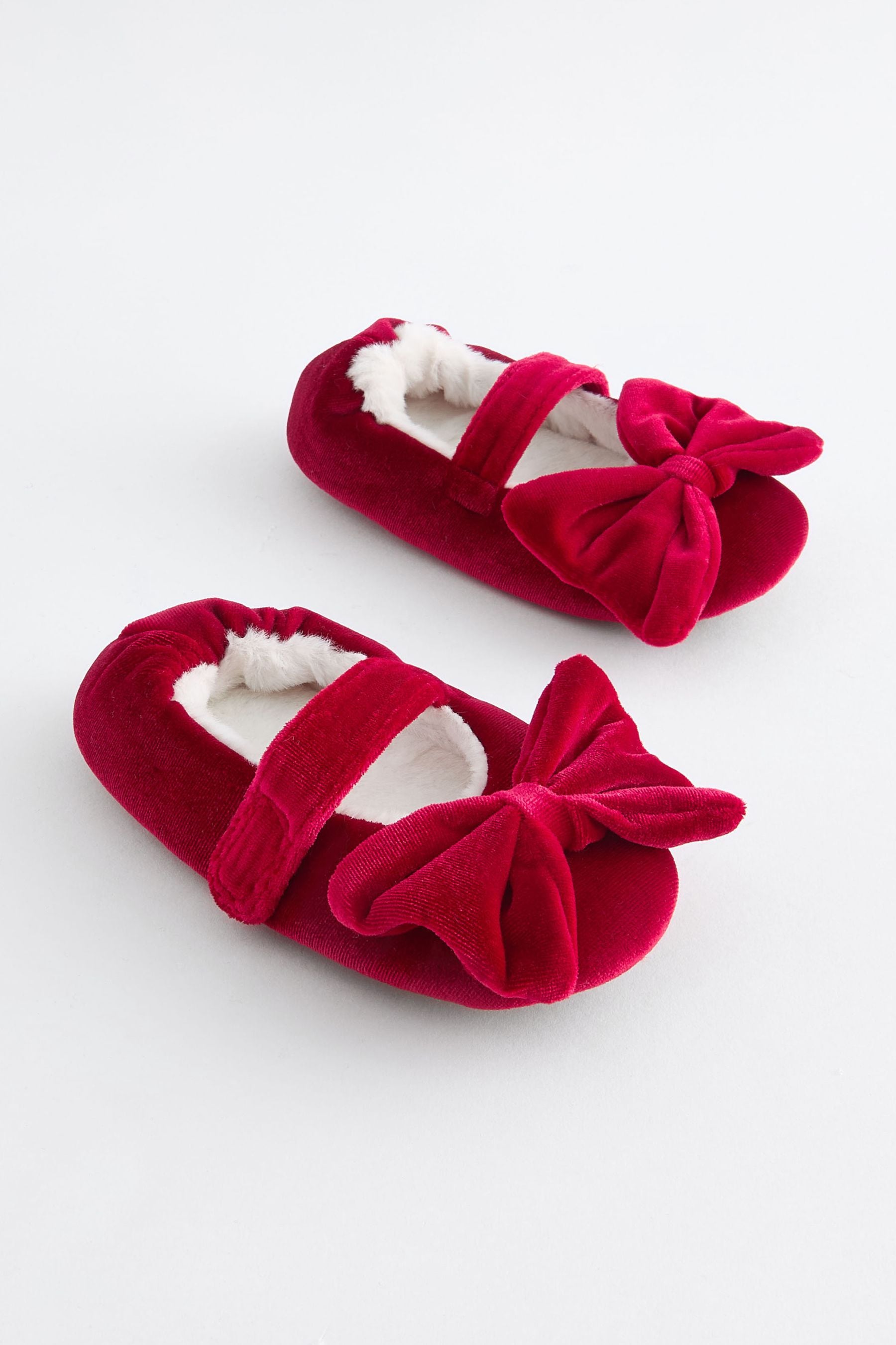 Kaufe Sie Red Bow Ballerina Hausschuhe bei Next Deutschland