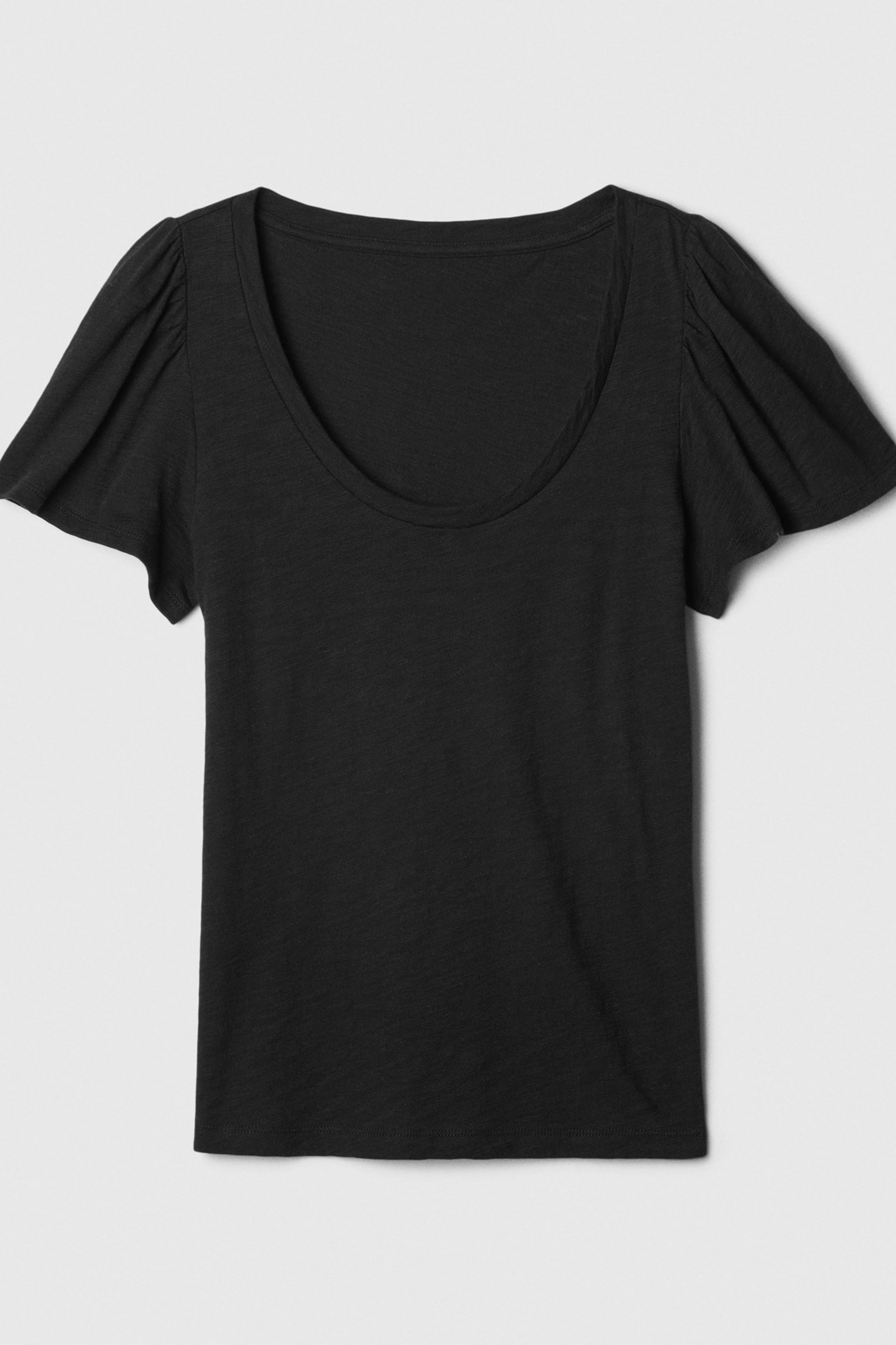 Gap Black ForeverSoft Slub Short Sleeve T-Shirt - Image 5 of 5