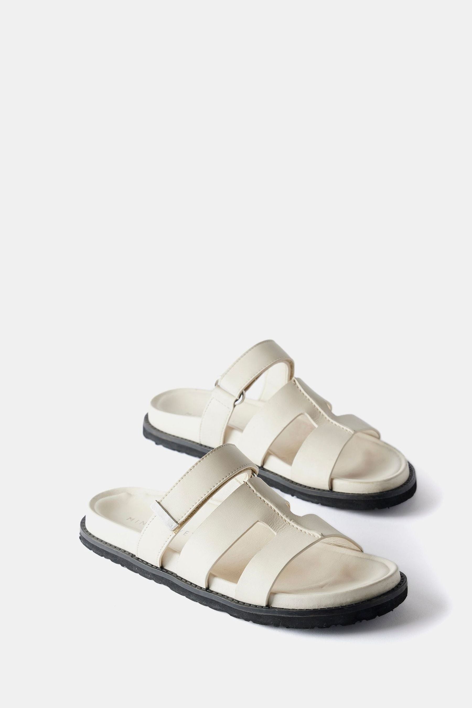 Buy Mint Velvet Cream Leather Chunky Sandals from Next USA