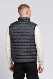U.S. Polo Assn. Mens Monogram Quilted Black Gilet - Image 4 of 7