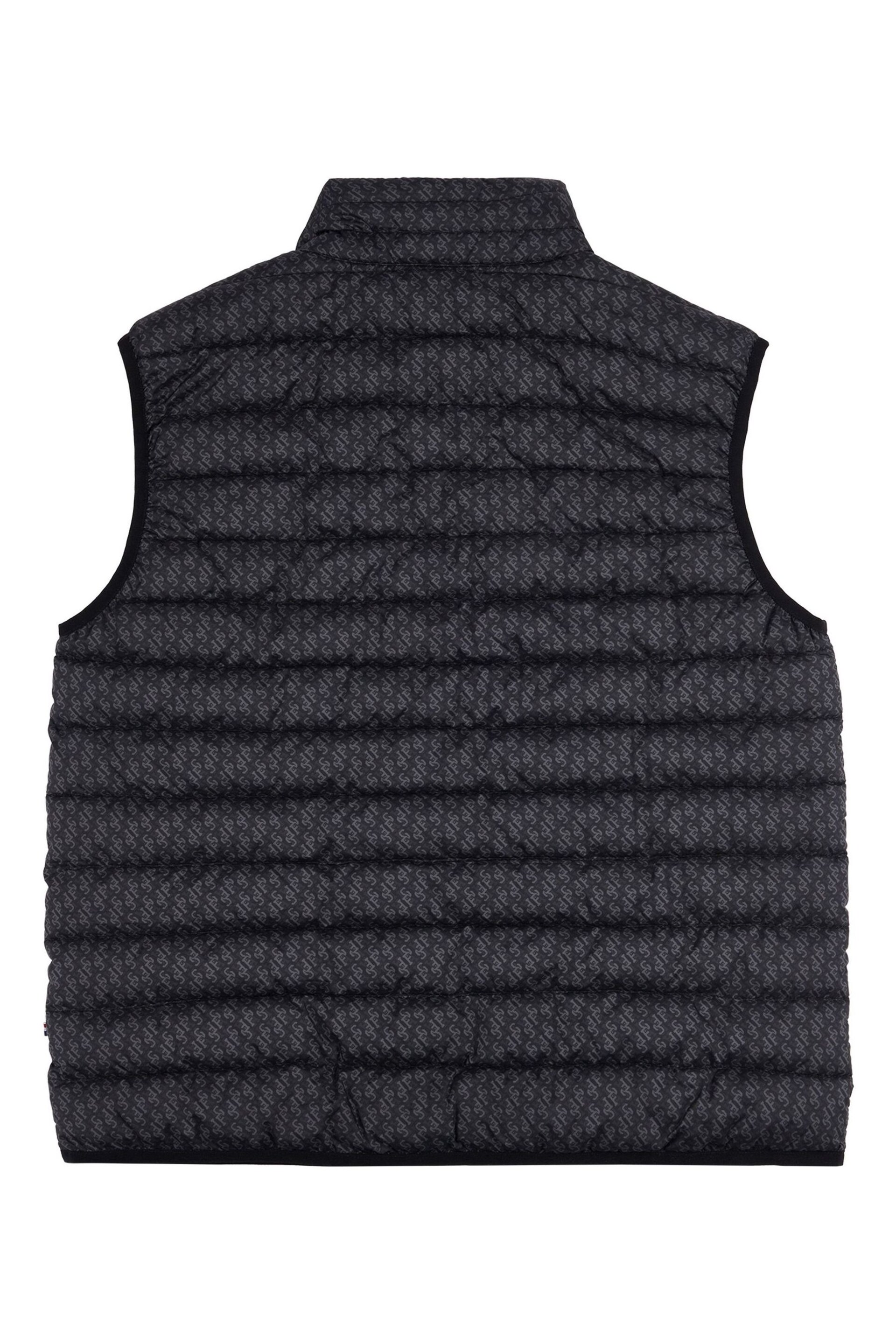 U.S. Polo Assn. Mens Monogram Quilted Black Gilet - Image 6 of 7