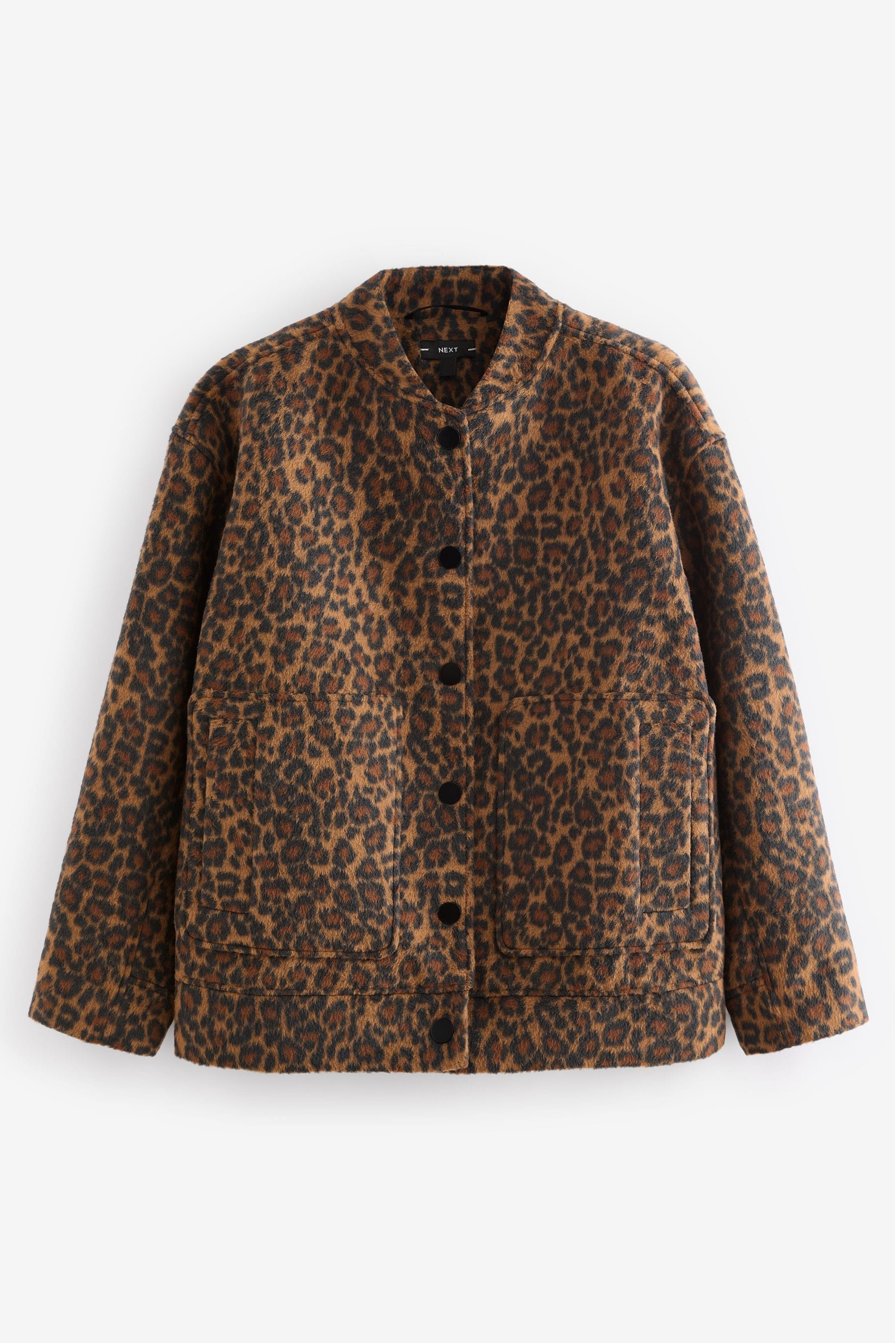 Next leopard print jacket cheap