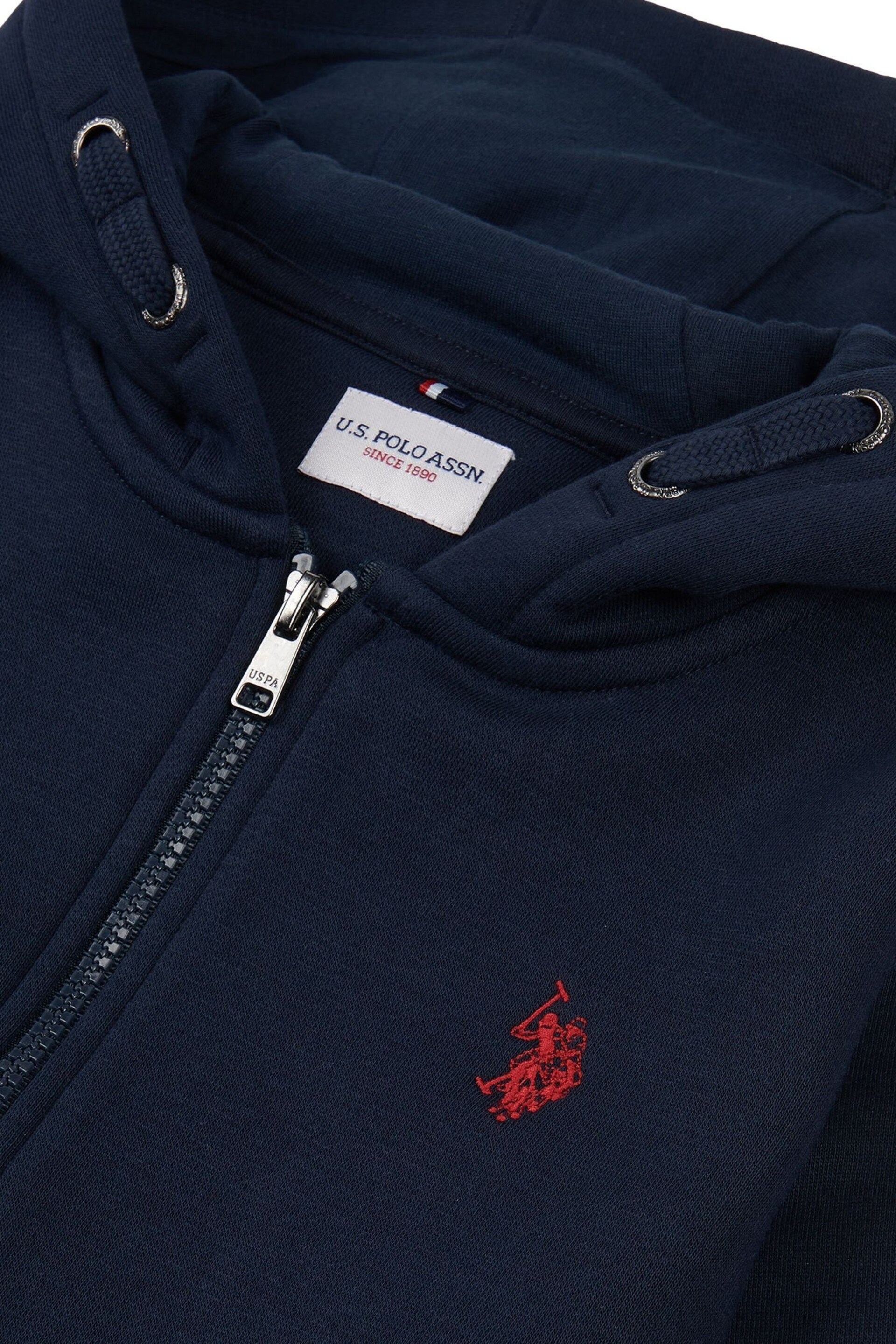 U.S. Polo Assn. Boys Double Horsemen Zip Hoodie - Image 3 of 3