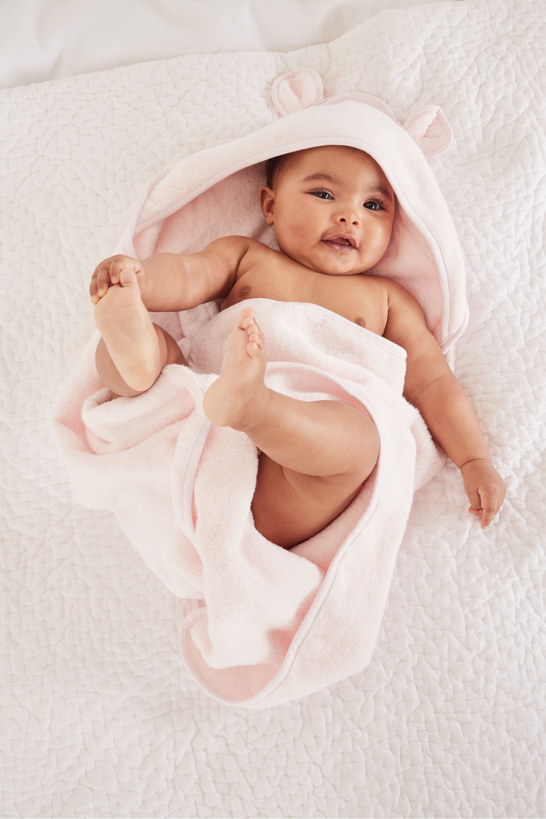 White company hooded baby towel sale