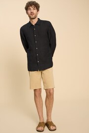 White Stuff Black Pembroke Linen Shirt - Image 1 of 7