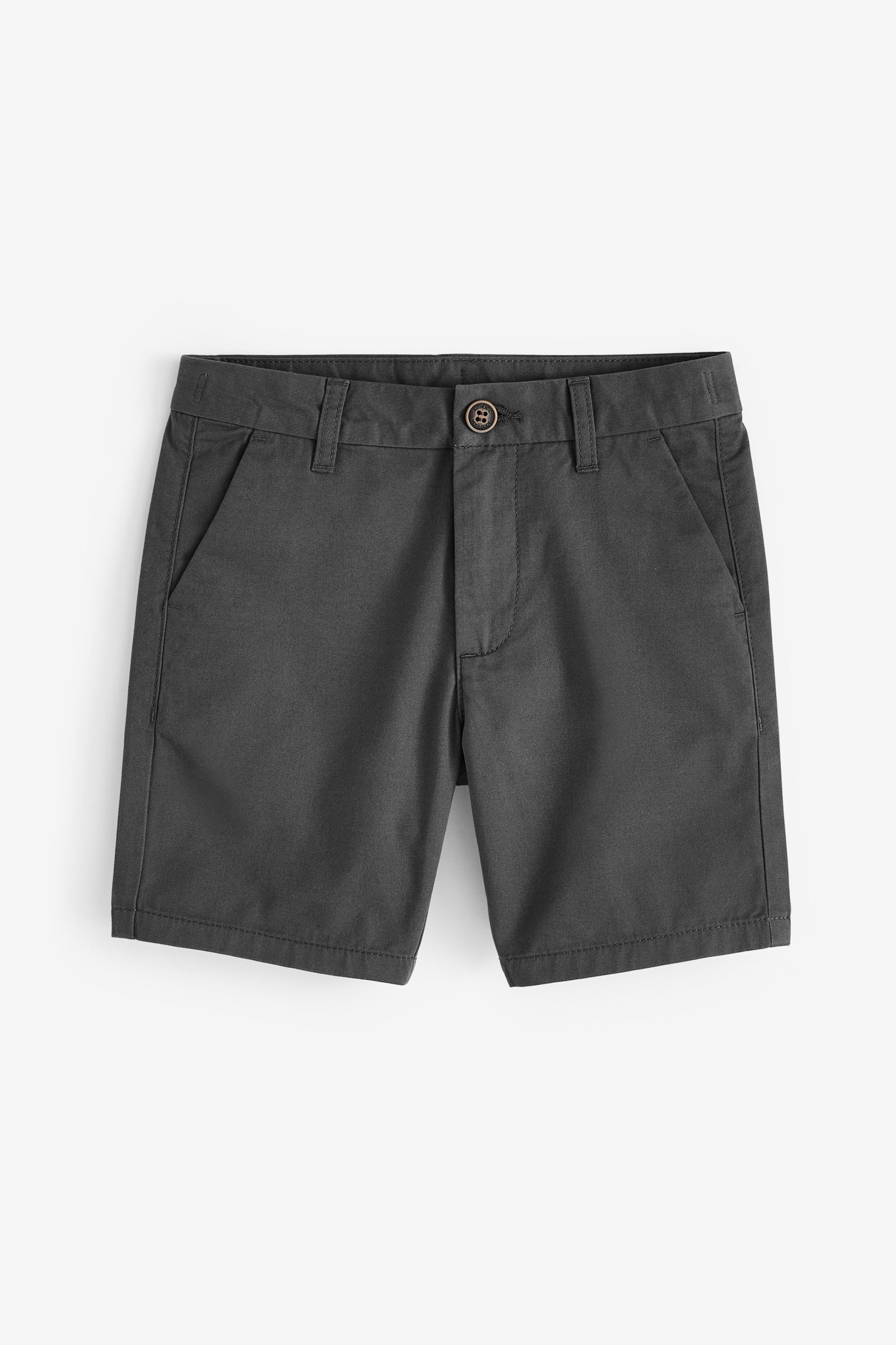 Charcoal Grey/Pink Chino Shorts 2 Pack (3-16yrs) - Image 2 of 5