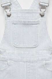 Mango Blue Denim Dungarees Stripes - Image 6 of 6