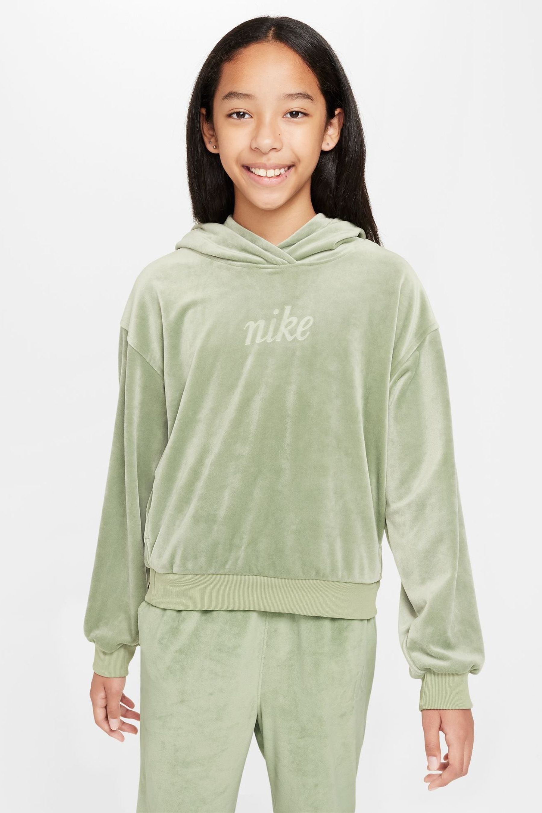 Nike velour hoodie hotsell
