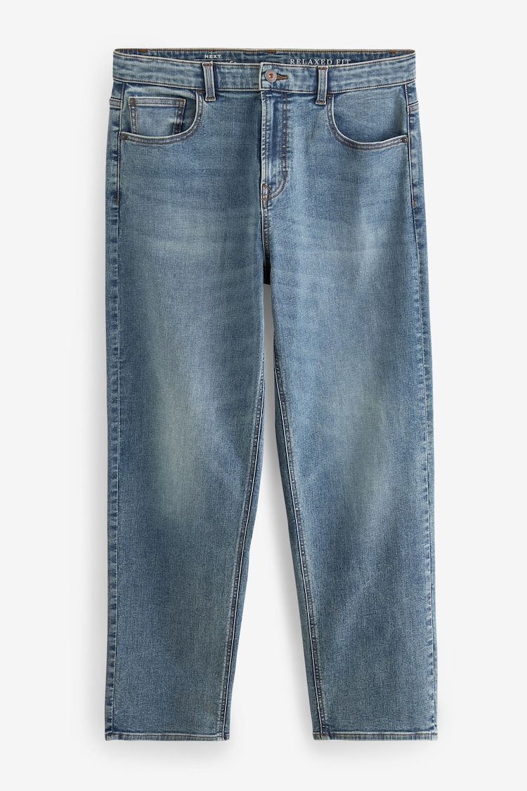 Blue Light Vintage Relaxed Fit Classic Stretch Jeans - Image 2 of 6