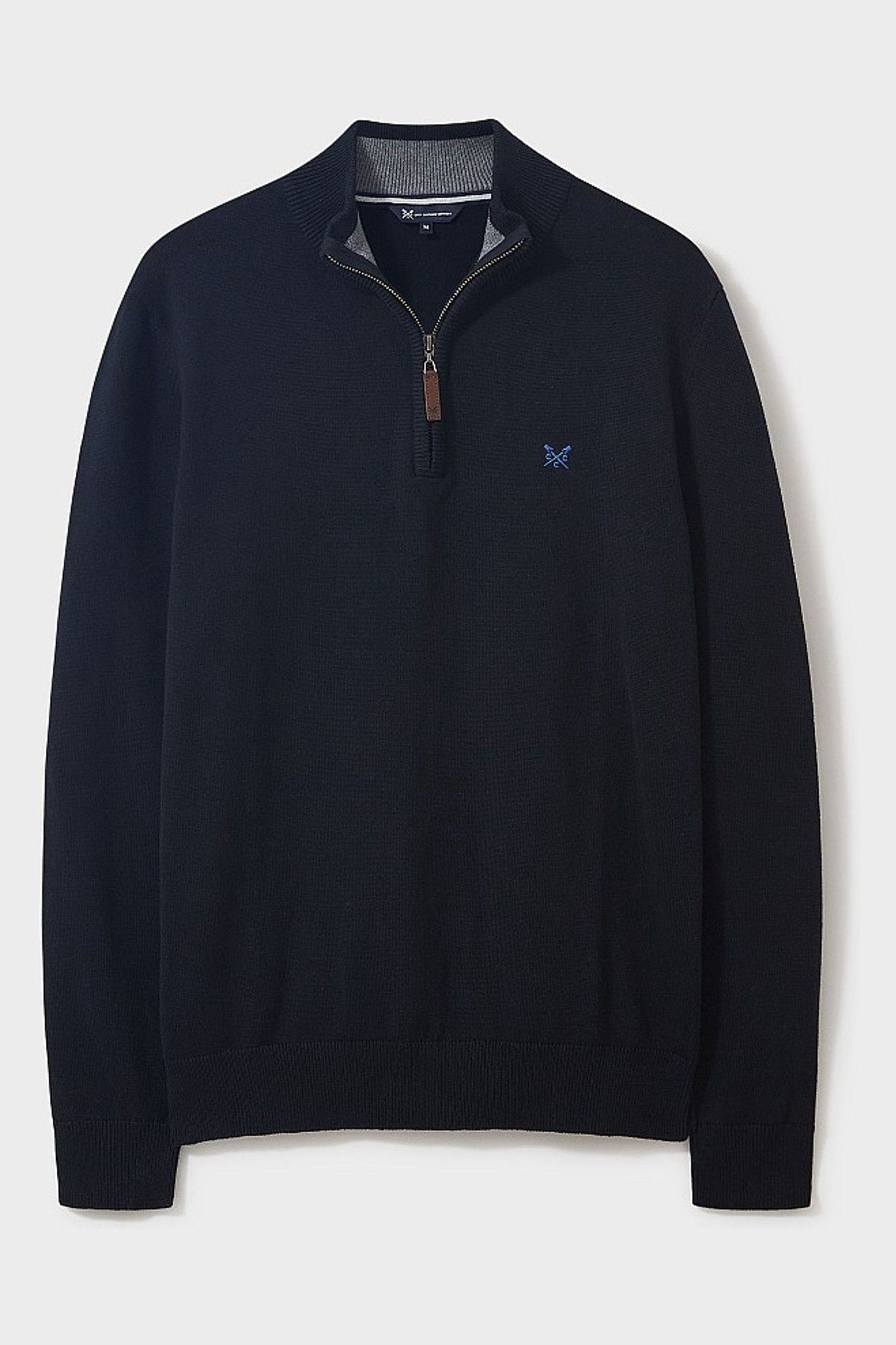 Buy Crew Clothing Half Zip Knitted Jumper from Next Ireland