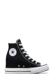 Converse Black Chuck Taylor All Star Wedge Trainers - Image 1 of 13