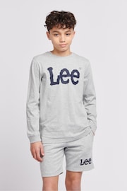 Lee Boys Wobbly Graphic Long Sleeve T-Shirt - Image 1 of 5