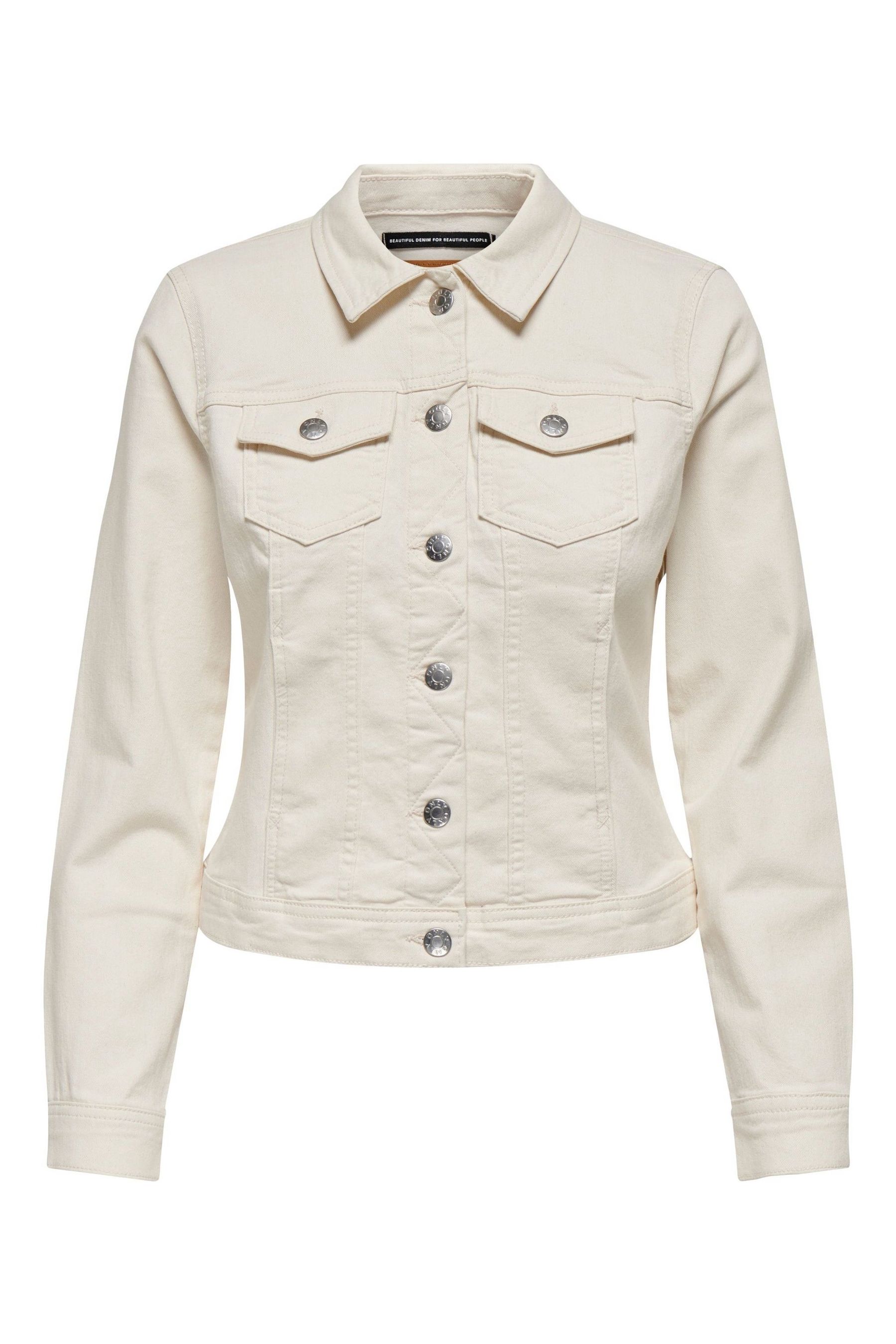 Buy ONLY Cream Denim Jacket from Next Canada