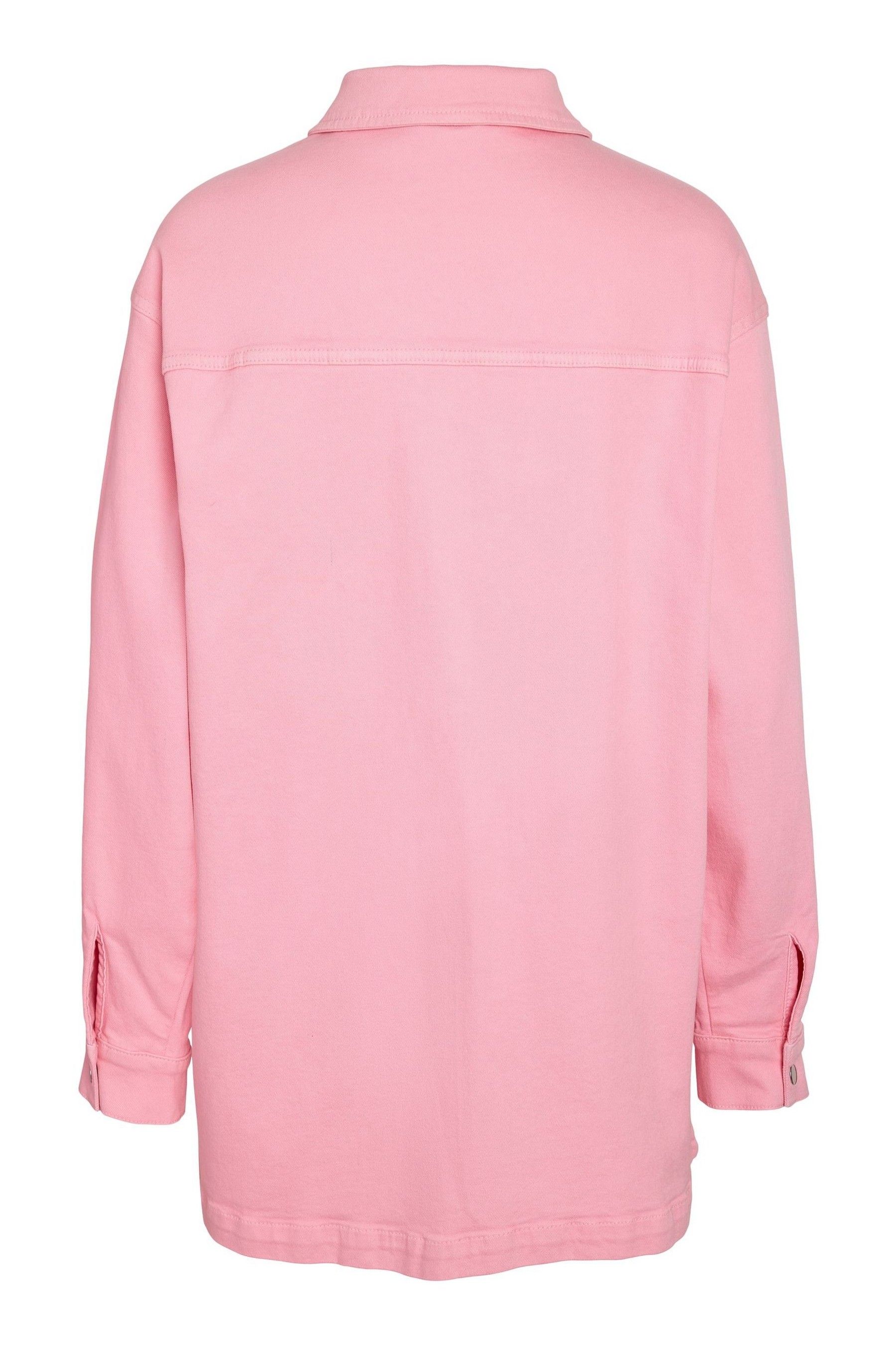 Buy NOISY MAY Pink Oversized Denim Shacket from the Next UK online shop