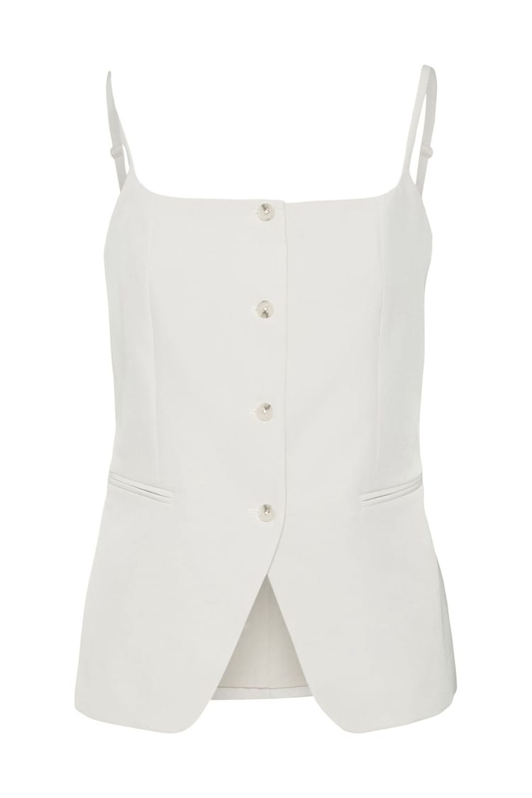 VERO MODA Grey Cami Waistcoat - Image 2 of 4