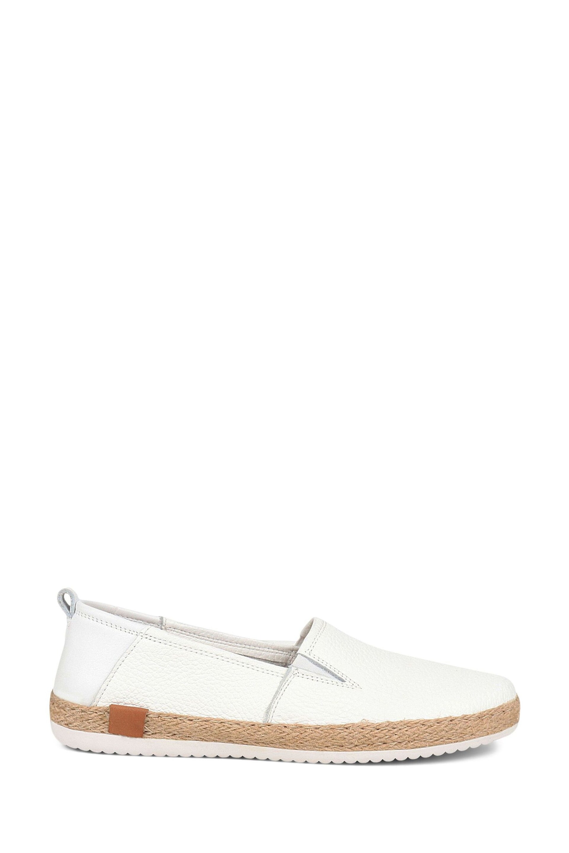 Jones Bootmaker Milan Leather Espadrille White Flats - Image 2 of 5