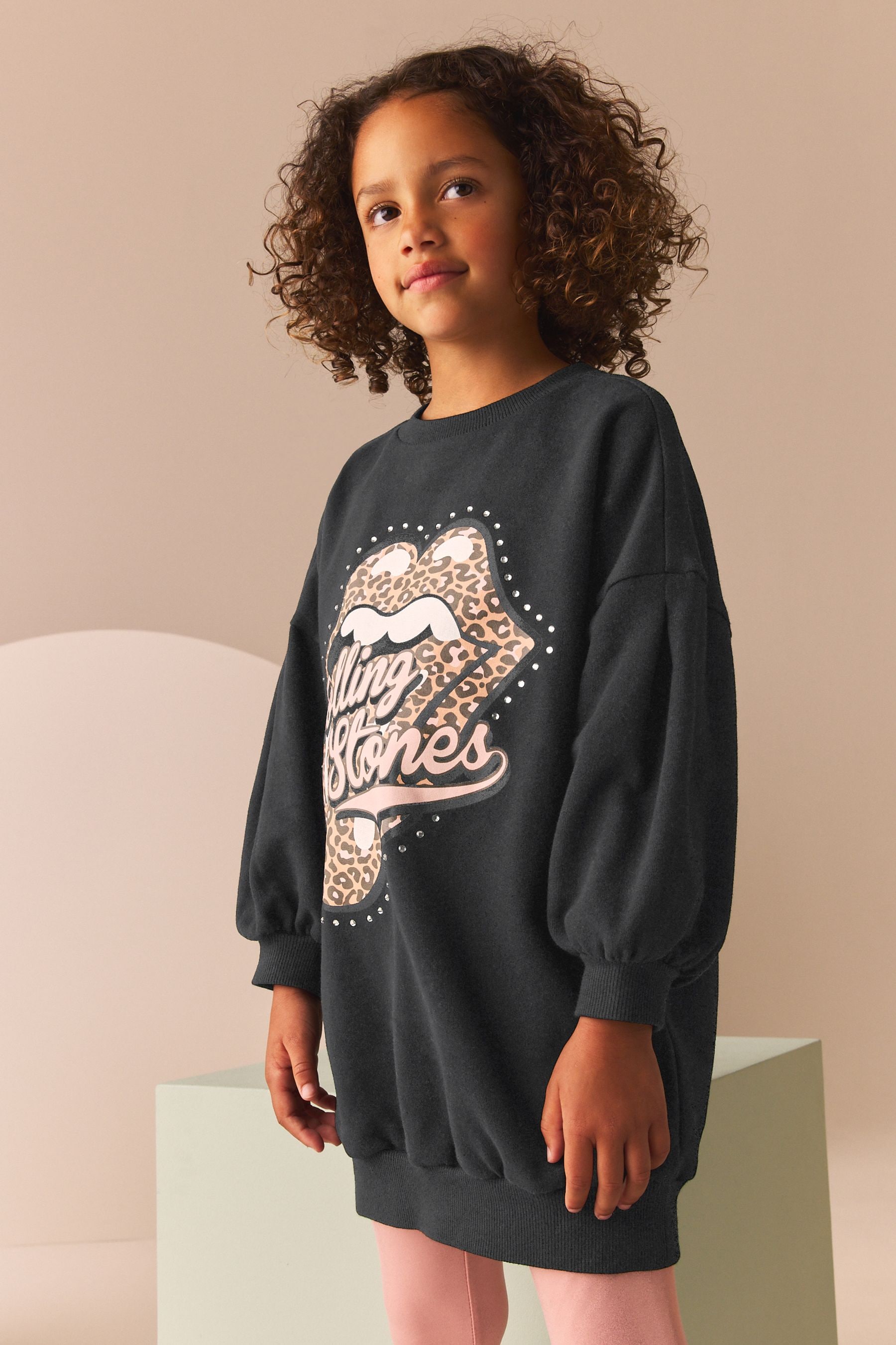Buy Rolling Stones Charcoal Grey License Oversized Sweatshirt 3 16yrs from the Next UK online shop