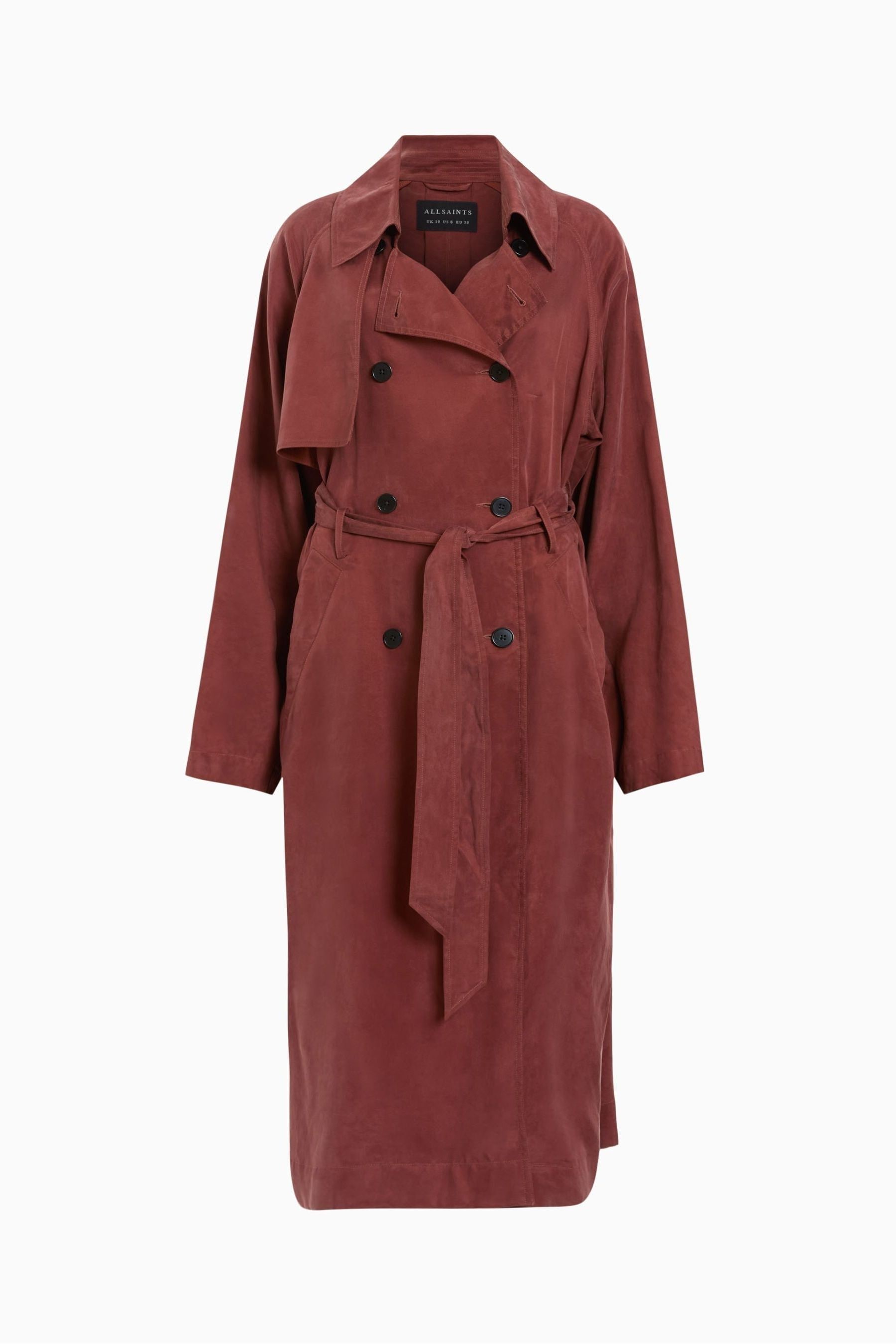 Buy AllSaints Red Kikki Trench Coat from Next Luxembourg