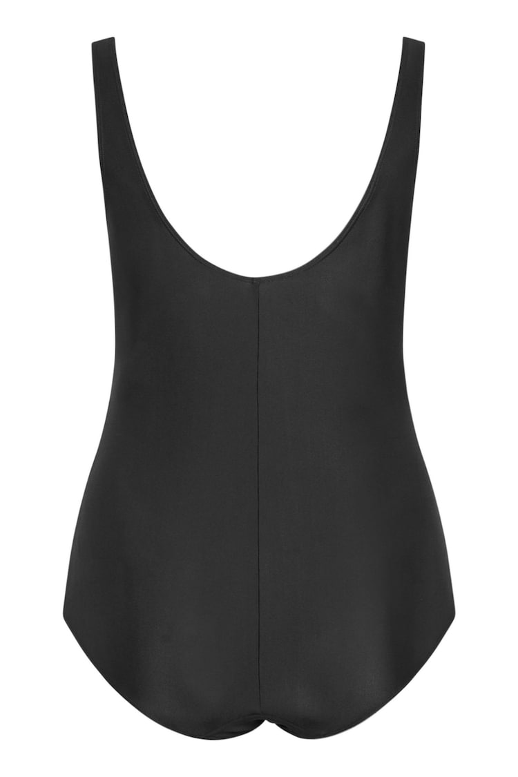 Yours Curve Black Plunge Swimsuit - Image 7 of 7