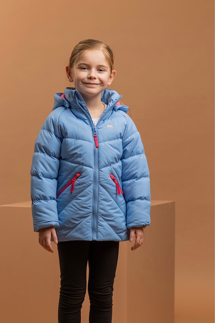 Trespass Blue Annah Kids Casual Jacket - Image 1 of 4