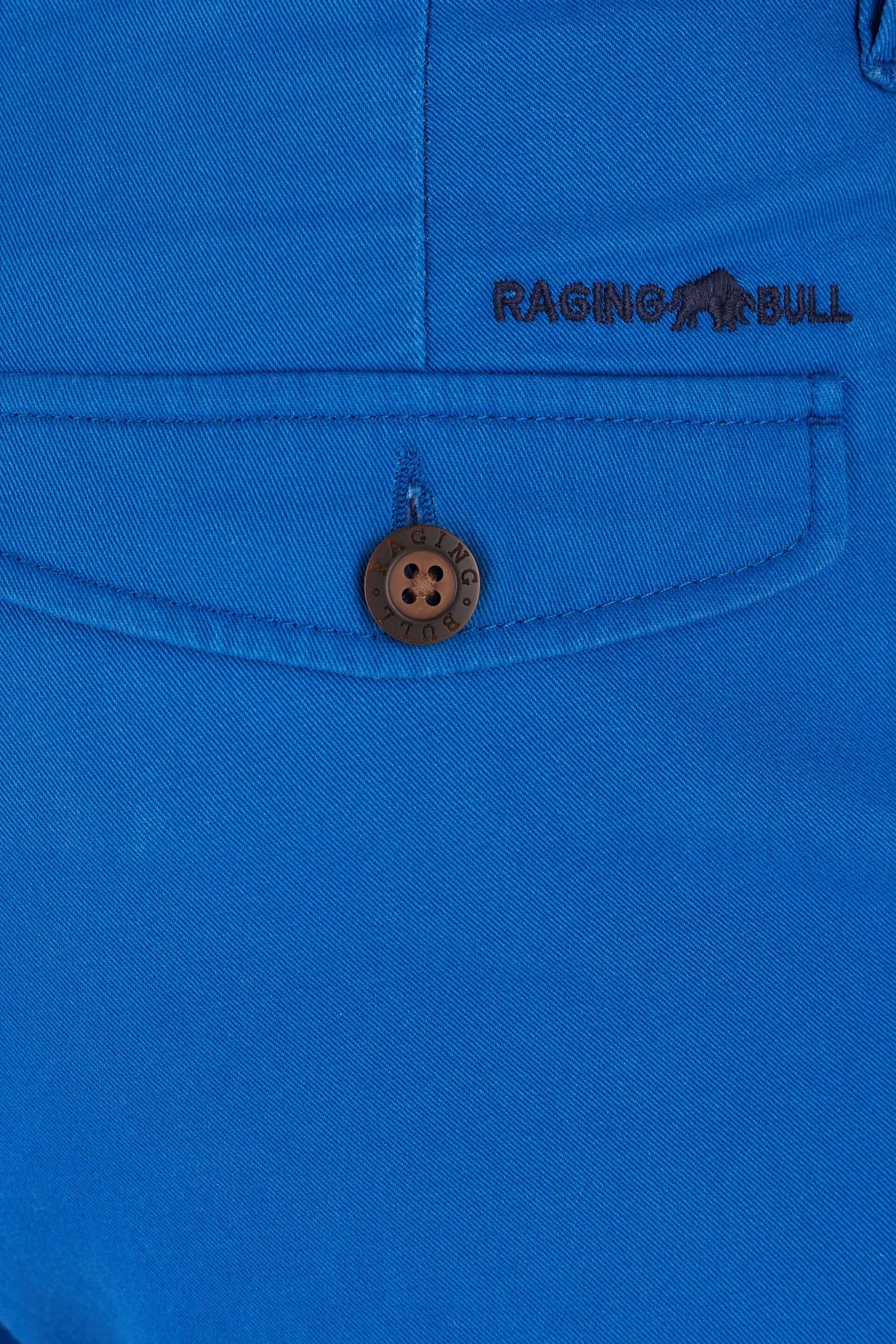 Raging Bull Blue Chino Shorts - Image 6 of 6