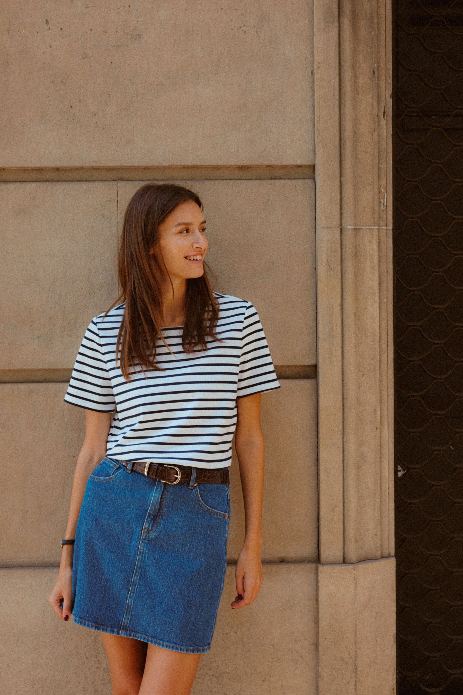 Buy VERO MODA Blue Denim Mini Skirt from Next Singapore