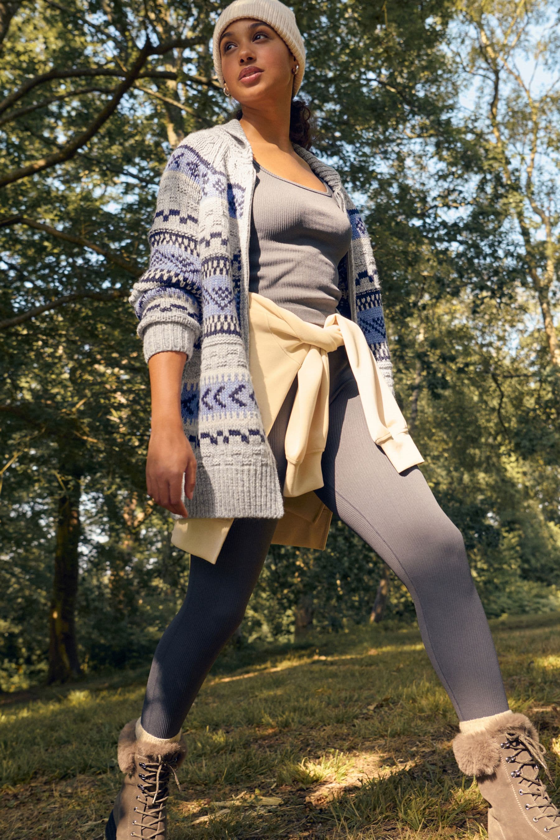 Longline zip cardigan discount