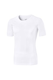 Puma White Mens LIGA Baselayer Short Sleeve T-Shirt - Image 1 of 2