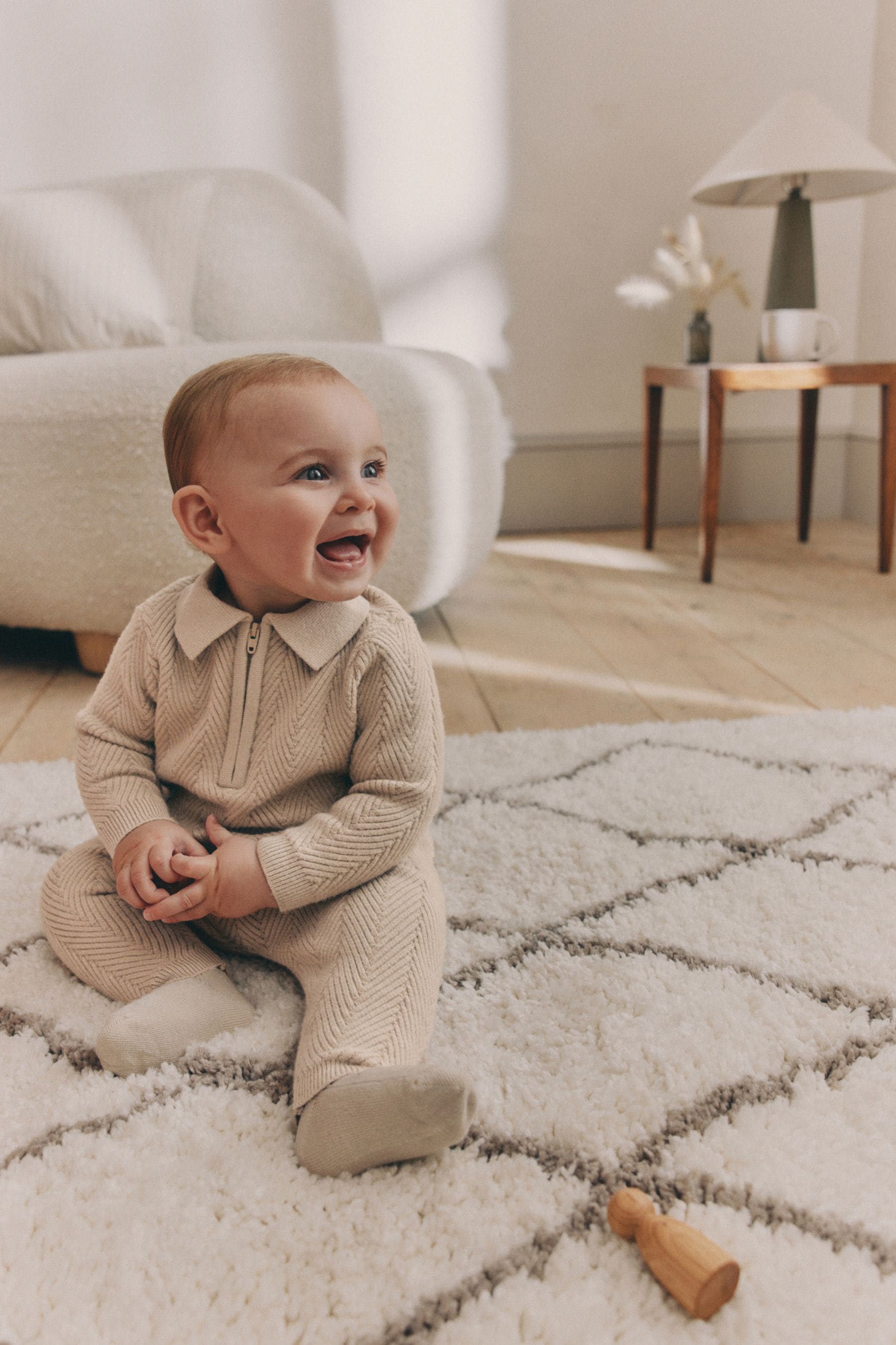 Acheter neutre Ensemble pull et legging en maille bebe 0 mois 2 ans from Next France
