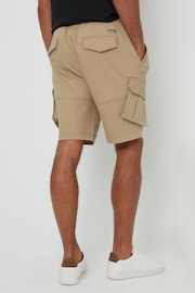 Threadbare Dobby Textured Cargo Shorts With Stretch - Image 3 of 4