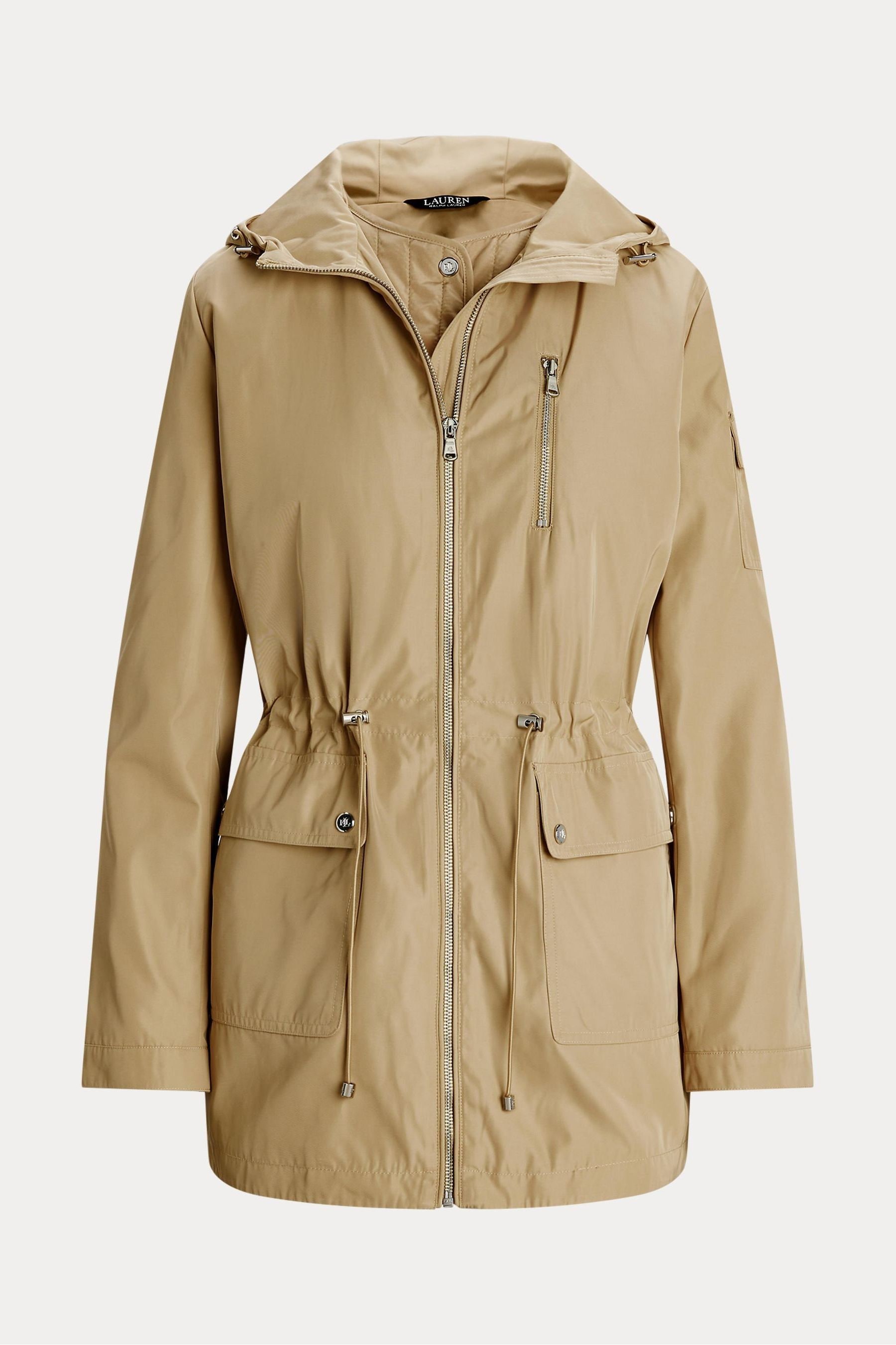 Ralph lauren hooded raincoat top