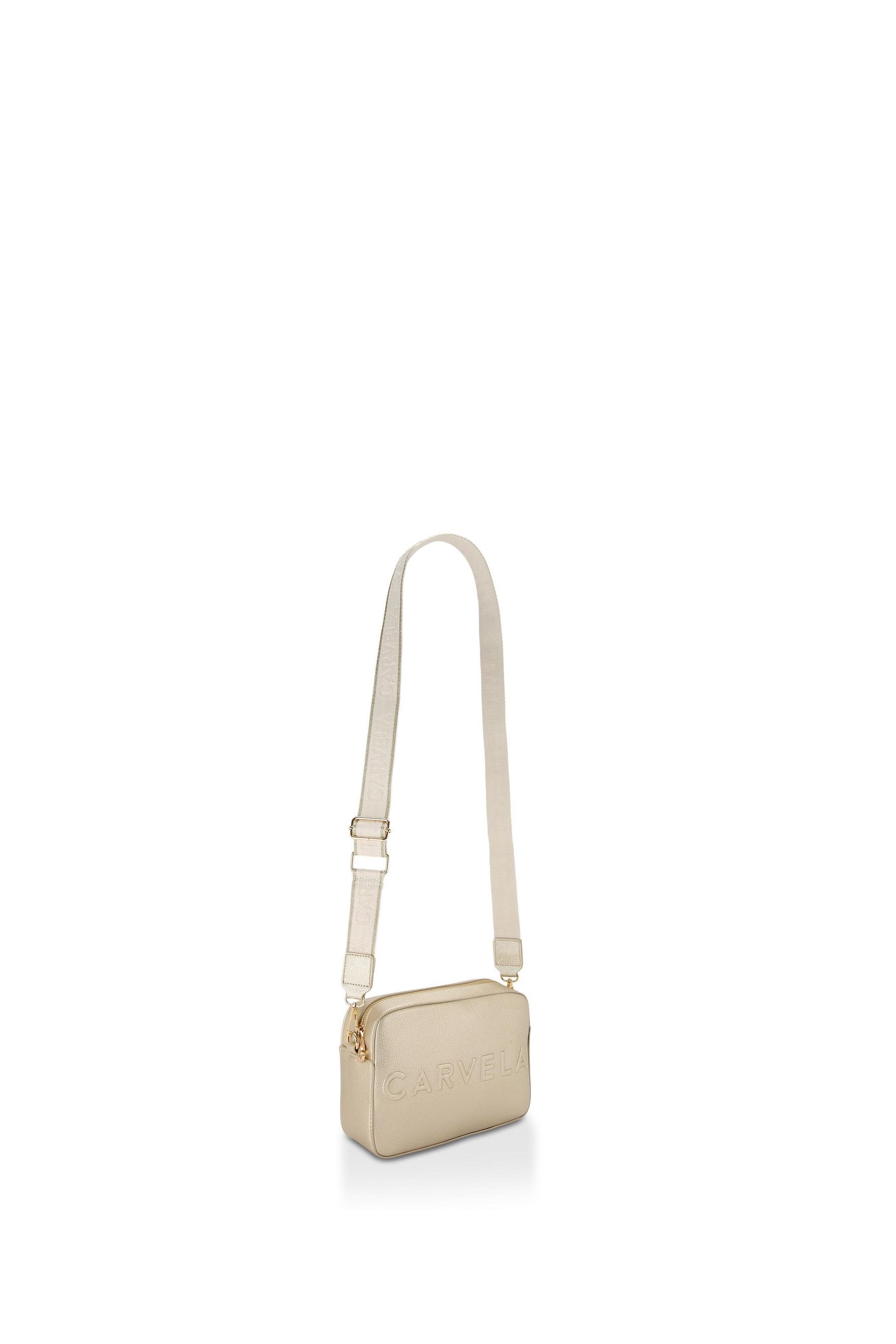 Carvela Frame Cross Body Bag ONE GOLD Womens