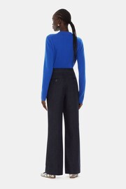 Whistles Blue Joanna Denim Straight Trousers - Image 3 of 5