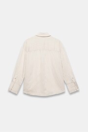 Mint Velvet Cream Striped Easy Shirt - Image 4 of 4