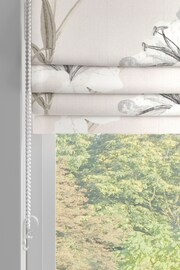 Natural Lily Floral Made to Measure 100% Cotton Roman Blind - Image 4 of 5