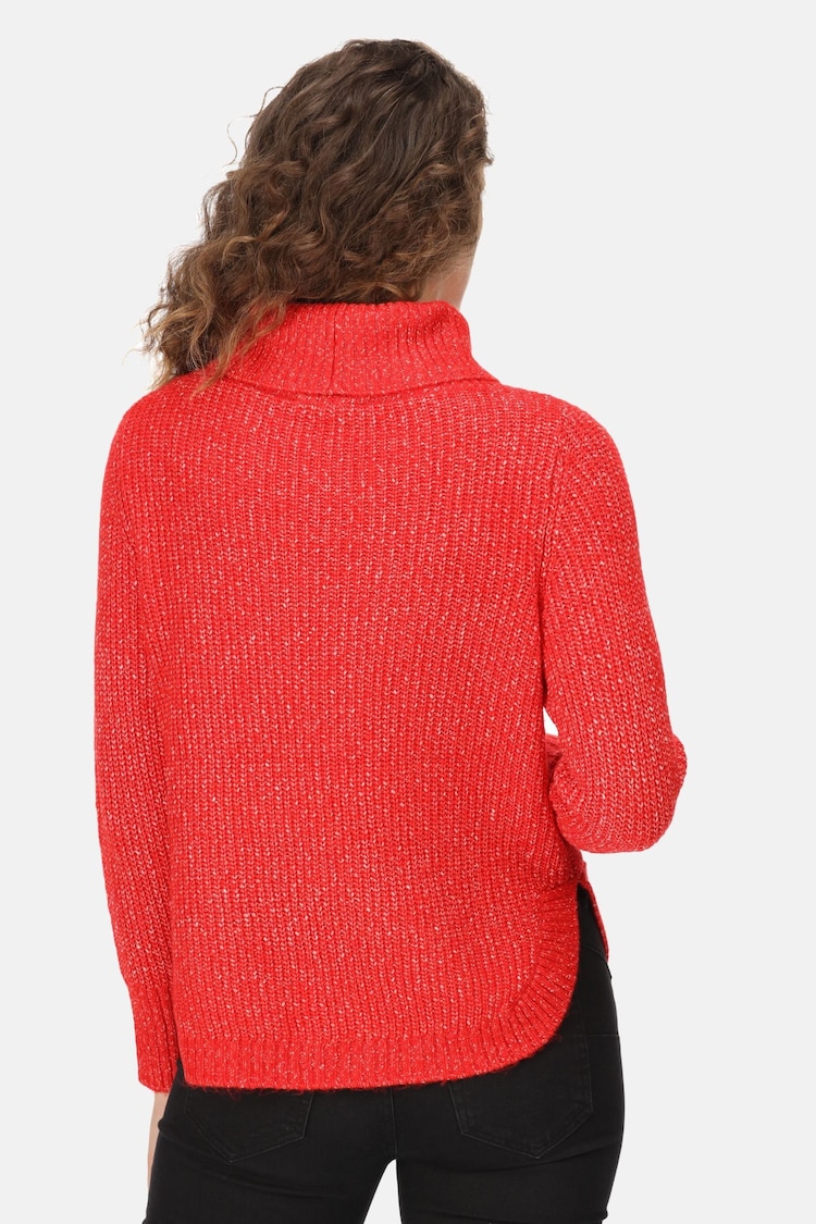 Regatta Red Kensley Knitted Roll Neck Jumper - Image 2 of 8