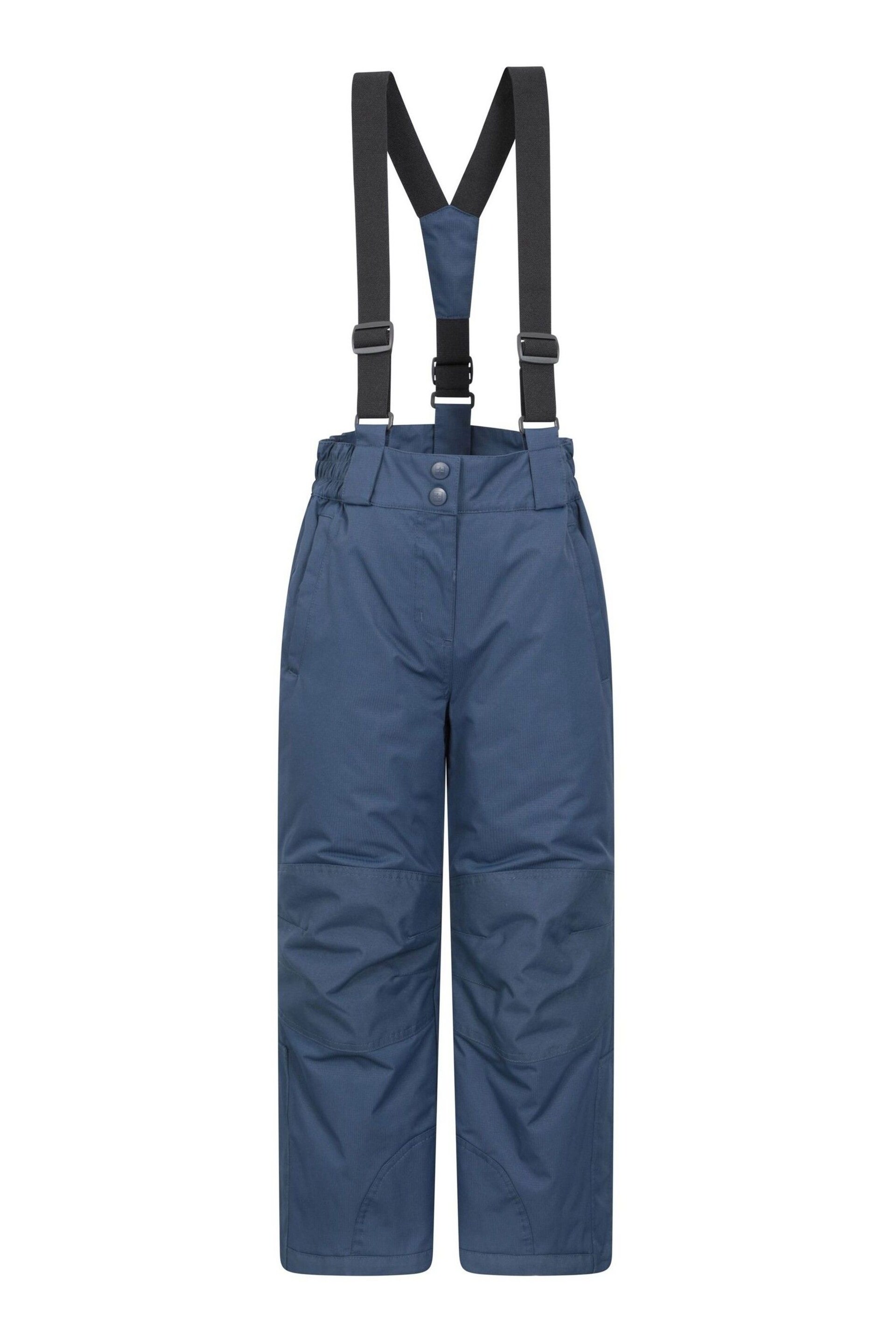 Mountain Warehouse Blue Raptor Kids Snow Trousers - Image 1 of 5